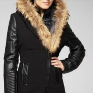 Rudsak real leather and wool